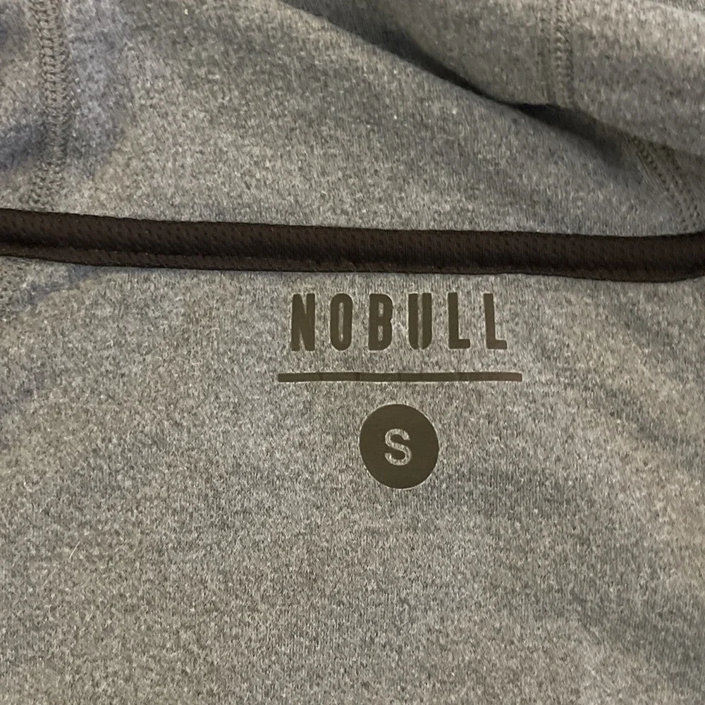 Nobull Womens Zip Track Jacket S Athletic Running Outdoors Stretch Heather Blue